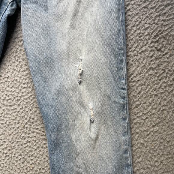 Old Navy Jeans Teens Size 14 Blue Distressed Light Wash Built in Flex - Picture 7 of 14